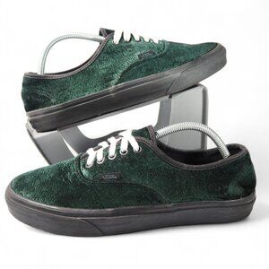 Vans Authentic Velvet Green Paisley "Jungle Green" Men's 10 Skate Shoes